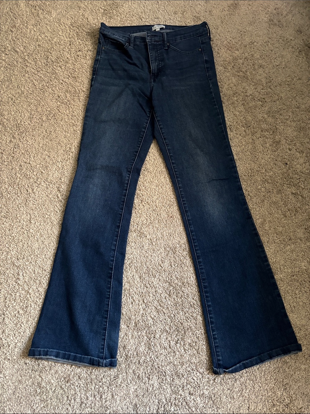 Dark Blue Flare Jeans